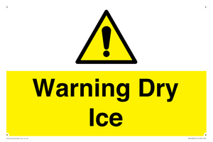 Warning Dry Ice